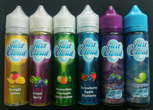 Just Cloud E-Liquid - 100ml Vape Juice for E-Cigarettes - Vape Liquid No Nicotine - 60,40 Ratio - Short Fill Ecig Liquid for Vape Kit - Great E-Cig Gift for Men and Women - No Tar Or Tobacco